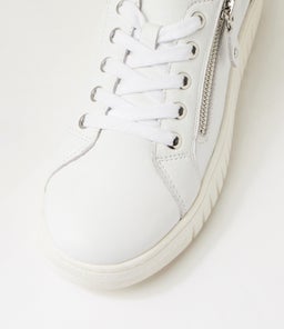 HARLIS SU WHITE WHITE SOLE LEATHER