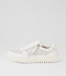 HAZLIE SU WHITE LEATHER