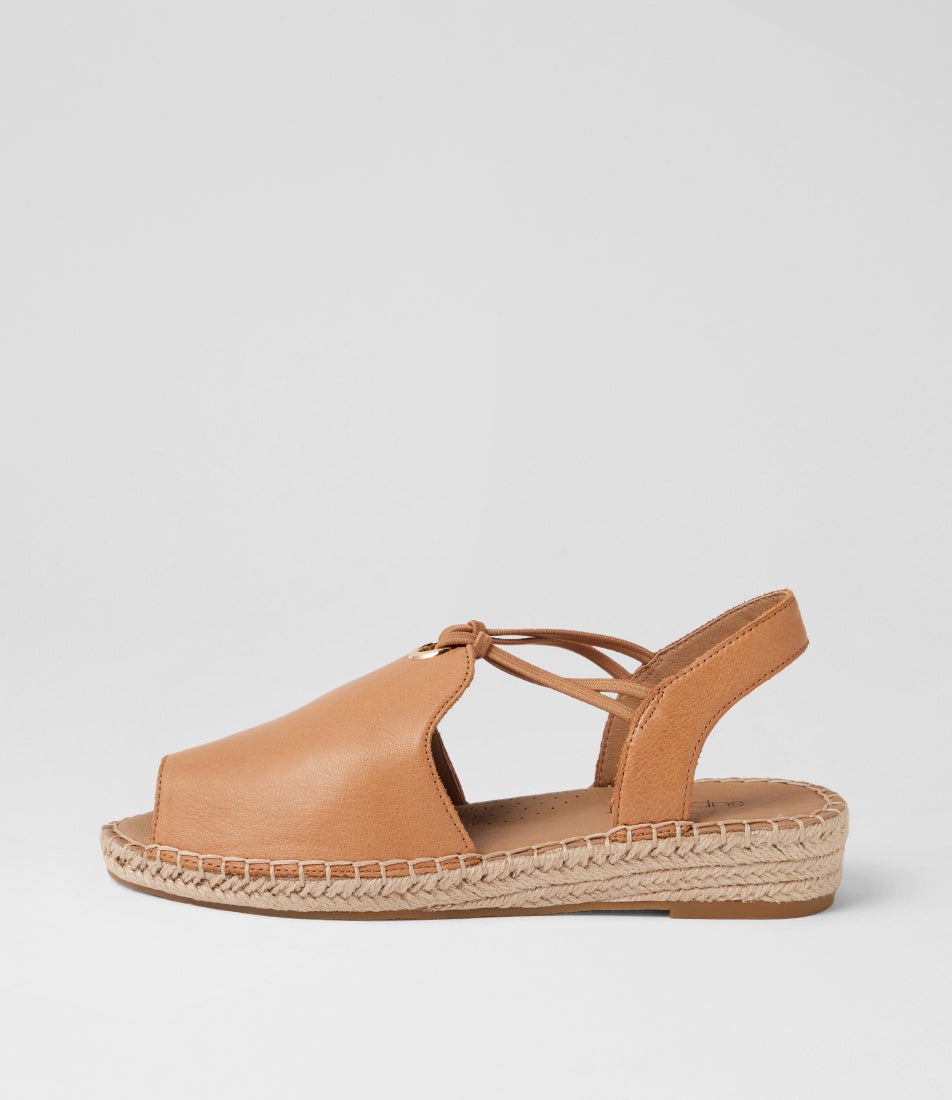 Kitti Dark Tan Leather Sandals Kitti Dark Tan Leather Sandals