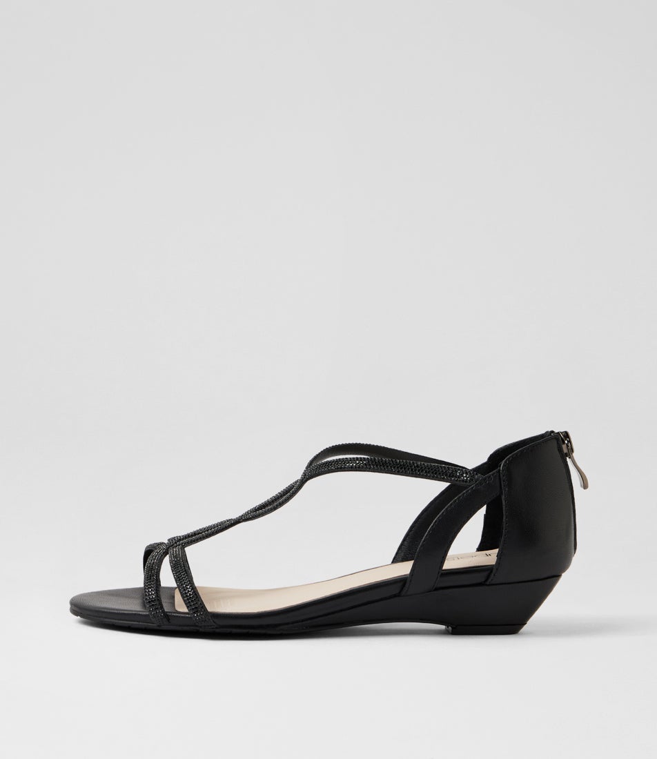 Brisa Black Leather Sandals Brisa Black Leather Sandals