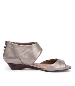 BRAYDEE PEWTER METALLIC LEATHER