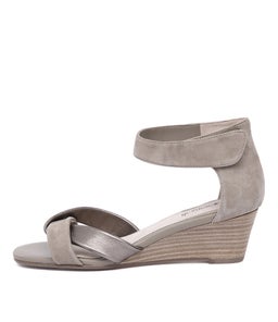 KAZI2 OATMEAL PEWTER SUEDE LEATHER