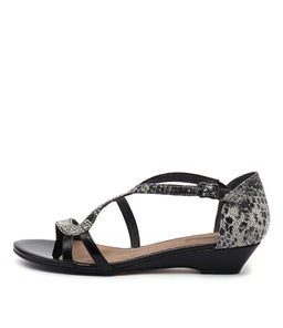 BILLY SU BLACK MULTI PATENT LEATHER