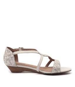 BILLY SU STONE METALLIC LEATHER SNAKE LEATHER