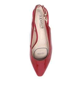 LINDEN2 RED PATENT LEATHER