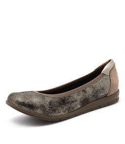 FALLS SU OATMEAL GOLD SNAKE LEATHER
