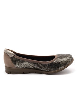 FALLS SU OATMEAL GOLD SNAKE LEATHER