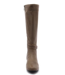 DELPHENE TAUPE LEATHER