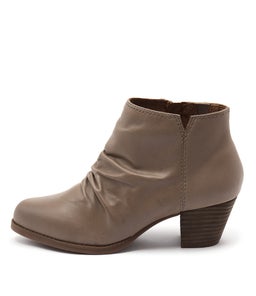 TARRYN TAUPE LEATHER