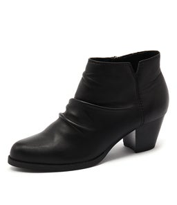 TARRYN BLACK LEATHER