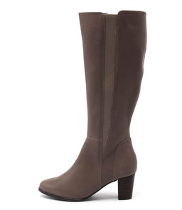 CARLINE TAUPE LEATHER