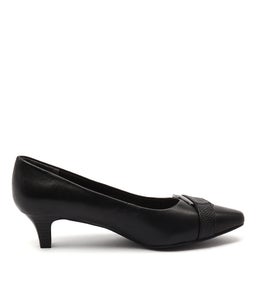 LYBERTY BLACK EMBOSSED LEATHER