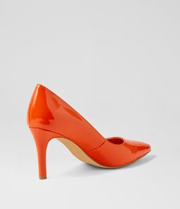BARRIOS ORANGE PATENT LEATHER