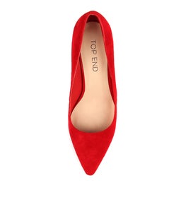 BARRIOS RED SUEDE
