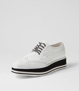 SANSI WHITE PATENT LEATHER