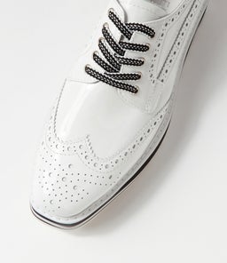SANSI WHITE PATENT LEATHER
