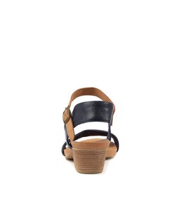 CONTROL NAVY TAN LEATHER
