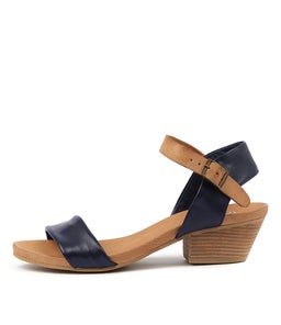 CONTROL NAVY TAN LEATHER