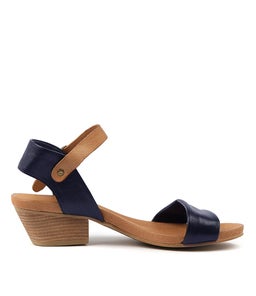 CONTROL NAVY TAN LEATHER