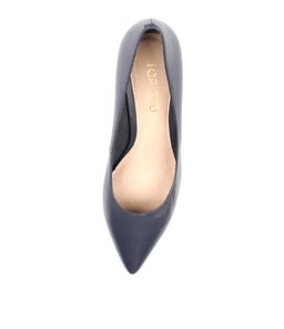 CERTAIN NAVY LEATHER