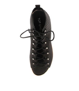 GIZELLE BLACK LEATHER