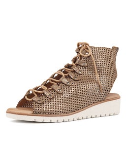 GIZELLE PEACH CRACKLE LEATHER