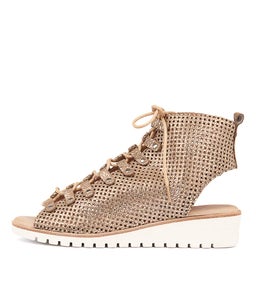 GIZELLE PEACH CRACKLE LEATHER