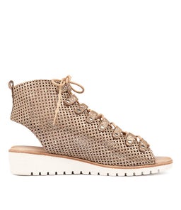 GIZELLE PEACH CRACKLE LEATHER
