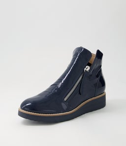 OHMY NAVY NAVY SOLE PATENT LEATHER