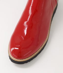 OSVALDO DK RED BLACK SOLE PATENT LEATHER