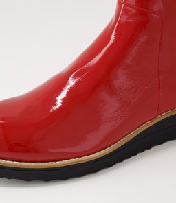 OSVALDO DK RED BLACK SOLE PATENT LEATHER