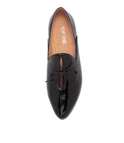 SOMMER BLACK BLACK WRINKLE PATENT LEATHER