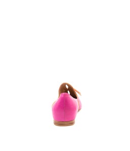 SOMMER FUCHSIA ORANGE LEATHER