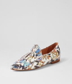 SOMMER WHITE BUTTERFLY WHITE LEATHER