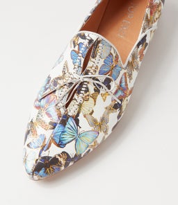 SOMMER WHITE BUTTERFLY WHITE LEATHER