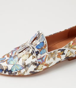 SOMMER WHITE BUTTERFLY WHITE LEATHER