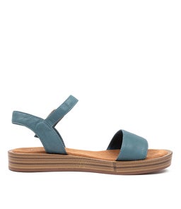 FEISTY TO MURKY BLUE LEATHER