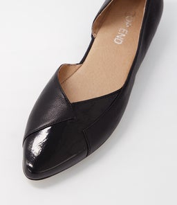 SARA TO BLACK BLACK PATENT LEATHER
