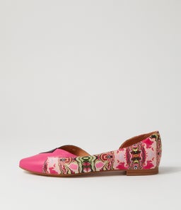 SARA TO FUCHSIA PINK MULTI LEATHER