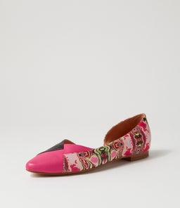 SARA TO FUCHSIA PINK MULTI LEATHER