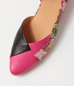 SARA TO FUCHSIA PINK MULTI LEATHER