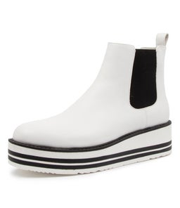 SHANTA TO WHITE BLACK ELA LEATHER