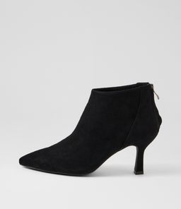 Lara Black Suede Ankle Boots Lara Black Suede Ankle Boots