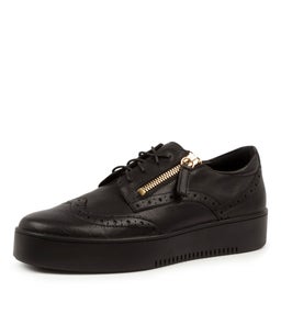 LEON TO BLACK BLACK SOLE LEATHER