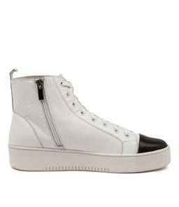 LINDA TO BLACK WHITE LEATHER