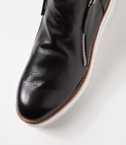 NENE TO BLACK WHITE SOLE LEATHER