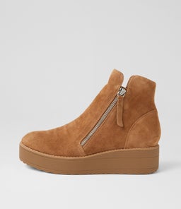 Nene Light Choc Suede Ankle Boots Nene Light Choc Suede Ankle Boots