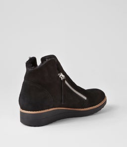 OPAL TO BLACK BLACK SUEDE FUR