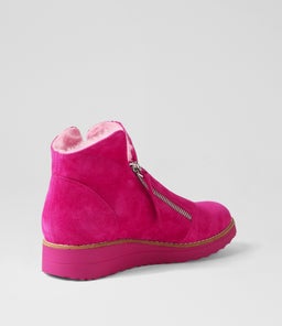 OPAL TO DK FUCHSIA PINK SUEDE FUR