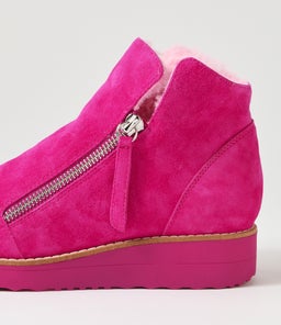 OPAL TO DK FUCHSIA PINK SUEDE FUR